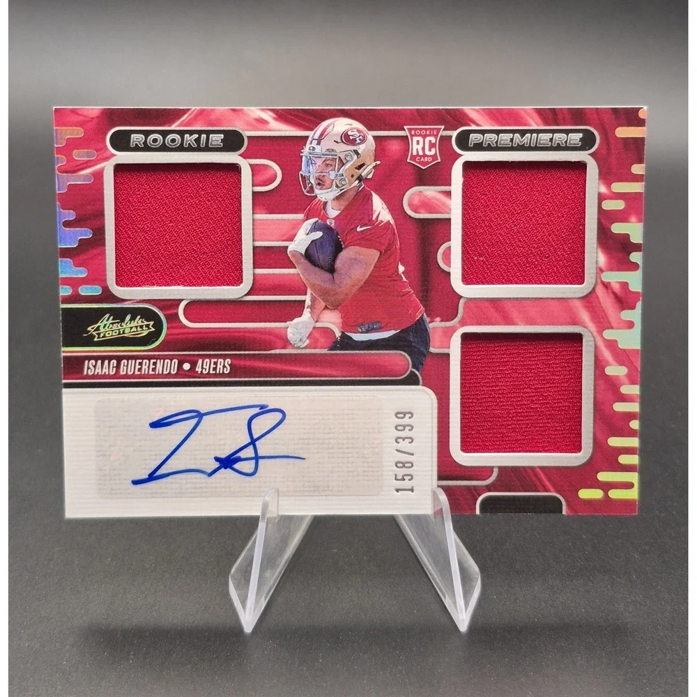 2024 Panini Absolute Isaac Guerendo #RPM-IGO Premiere Triple Patch Auto /399